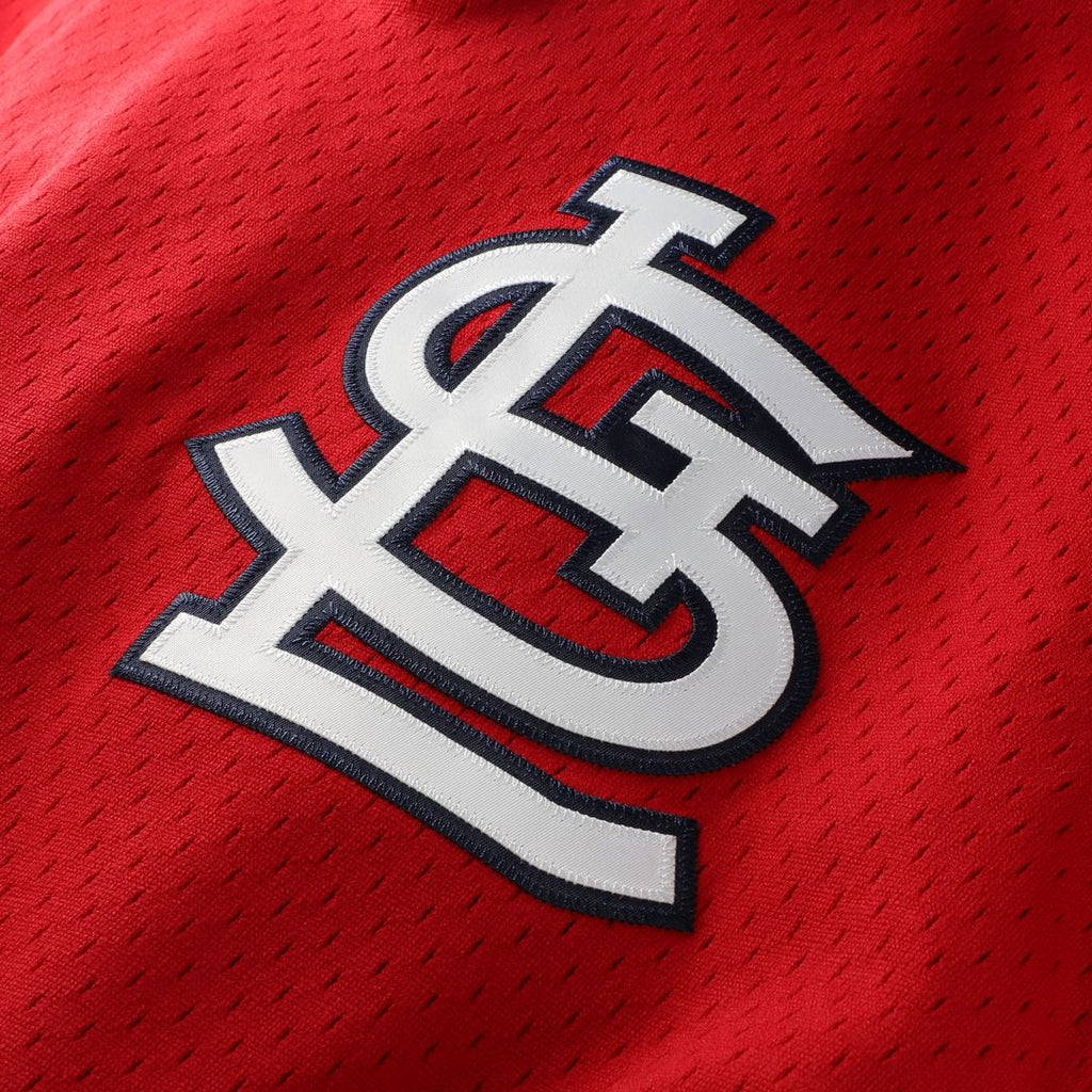 St. Louis Cardinals Ozzie Smith Mitchell & Ness Authentic Batting Practice Jersey - Scarlet