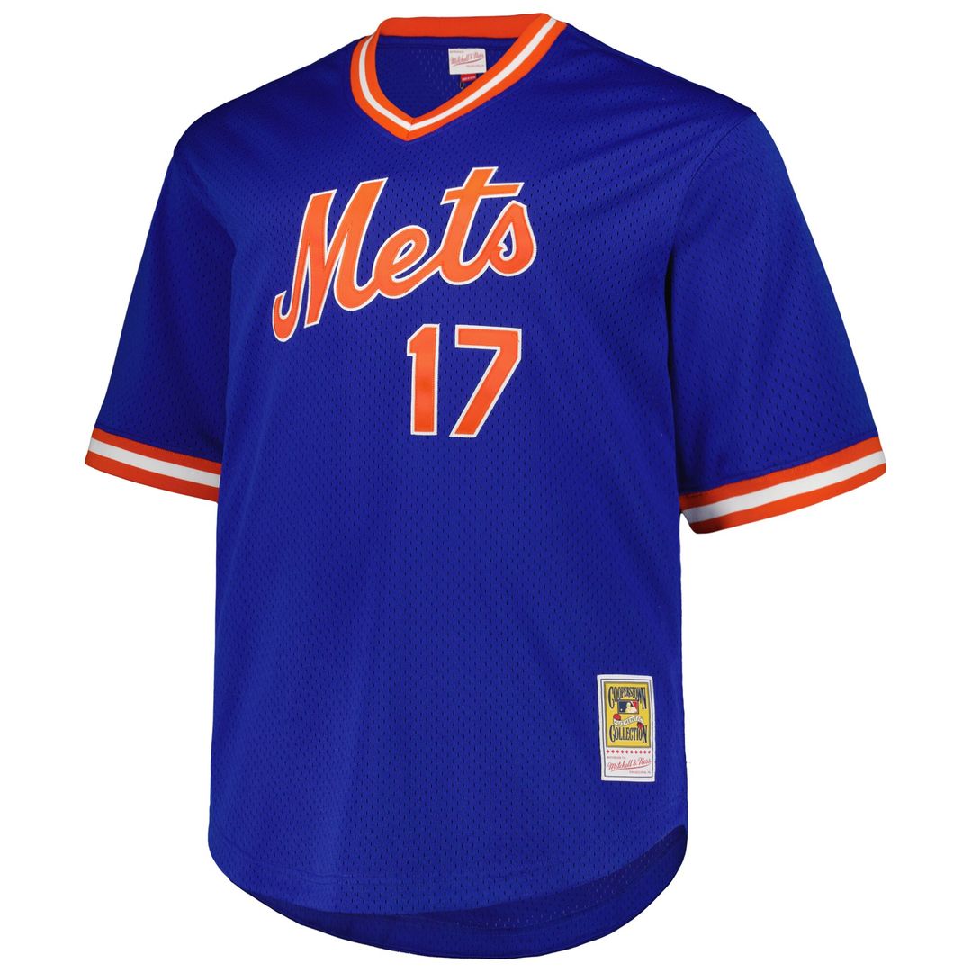 New York Mets Keith Hernandez Mitchell & Ness 1986 Cooperstown Mesh Pullover Jersey - Royal