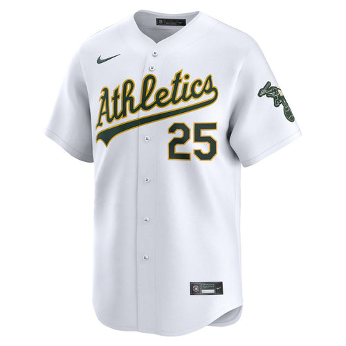 Athletics Brent Rooker Nike Home Limited Player Jersey - White