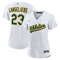 Athletics Shea Langeliers Nike Women's Home Replica Jersey - White