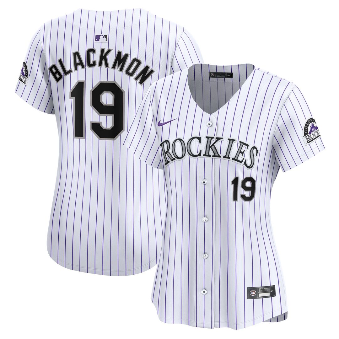 Colorado Rockies Charlie Blackmon Nike Women's Home Limited Player Jersey - White