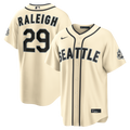 Seattle Mariners Cal Raleigh Nike Alternate Stadium Jersey - Cream