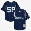 Seattle Mariners Felix Hernandez Mitchell & Ness Toddler Throwback Mesh Batting Practice Jersey - Navy