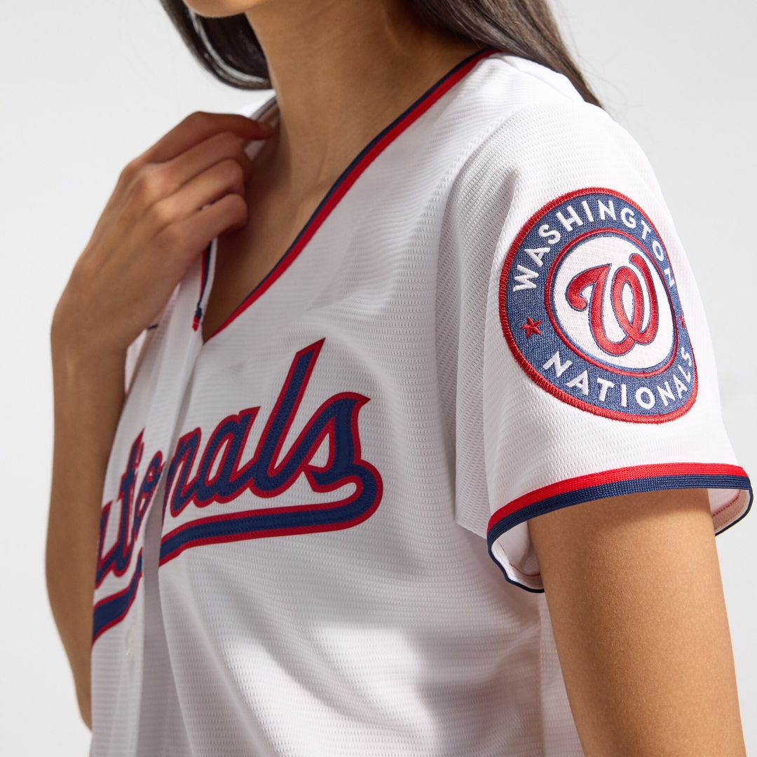 Washington Nationals CJ Abrams Nike Women's Home Replica Player Jersey - White