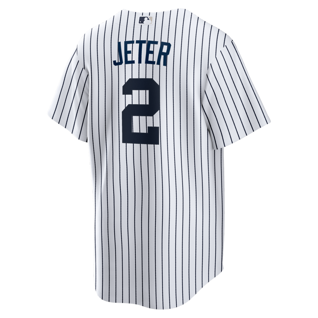 New York Yankees Derek Jeter Nike Home Retired Player Replica Jersey - White