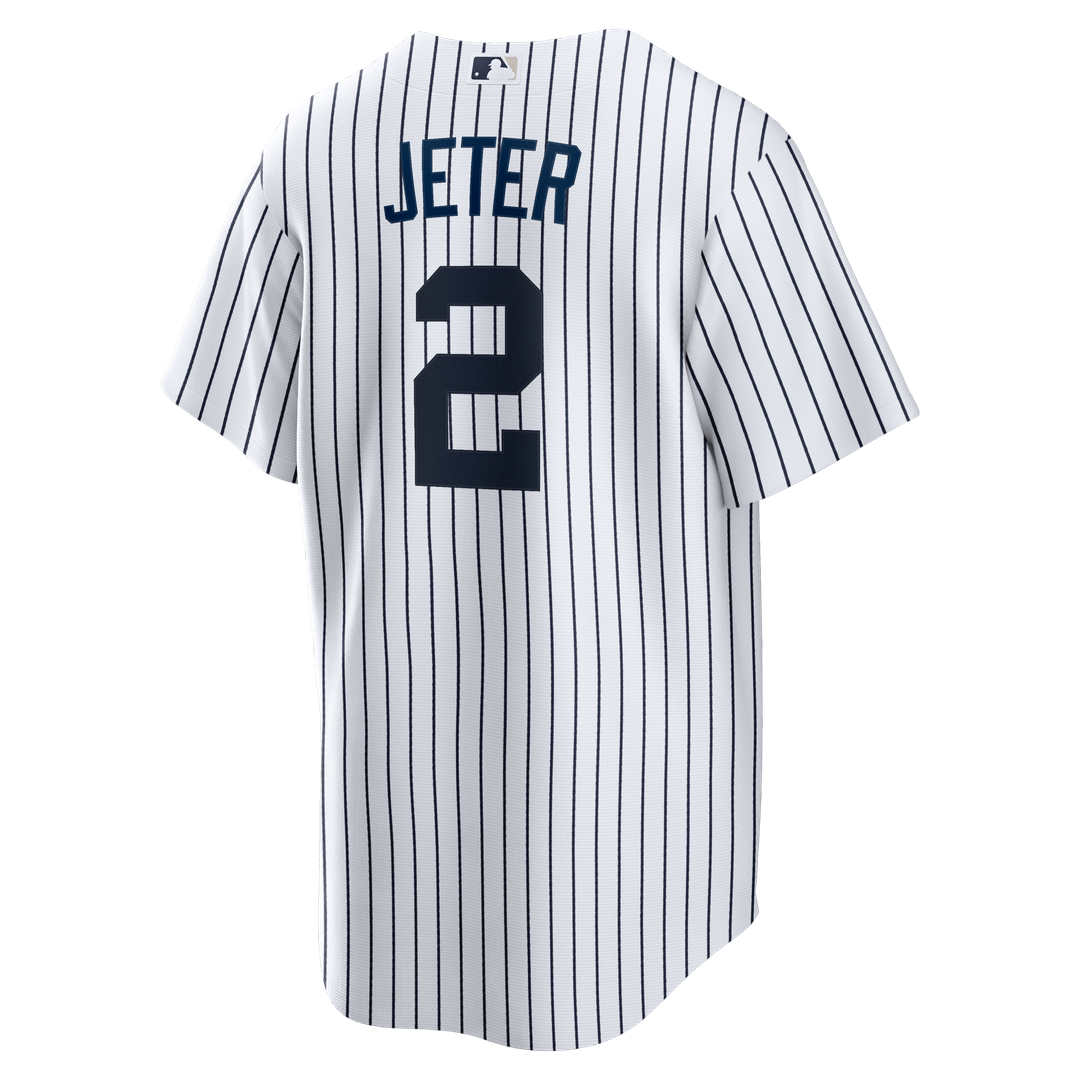 New York Yankees Derek Jeter Nike Home Retired Player Replica Jersey - White