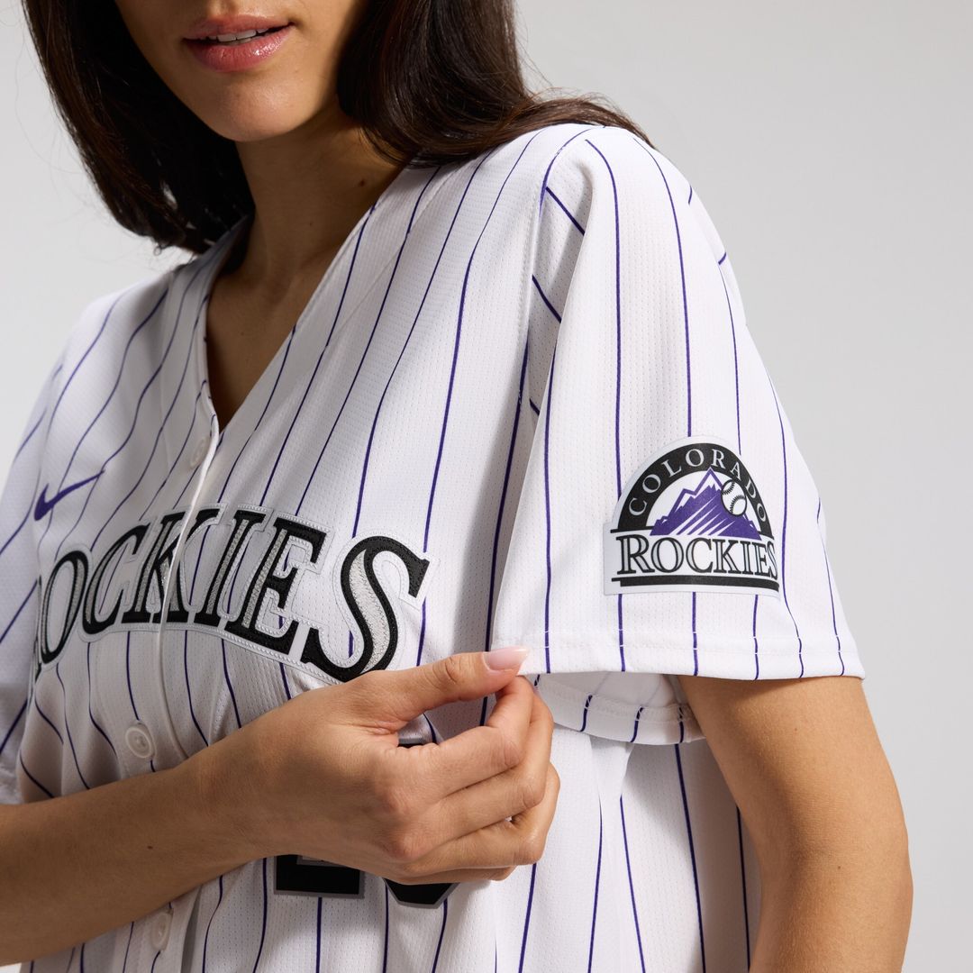 Colorado Rockies Kris Bryant Nike Women's Home Limited Player Jersey - White