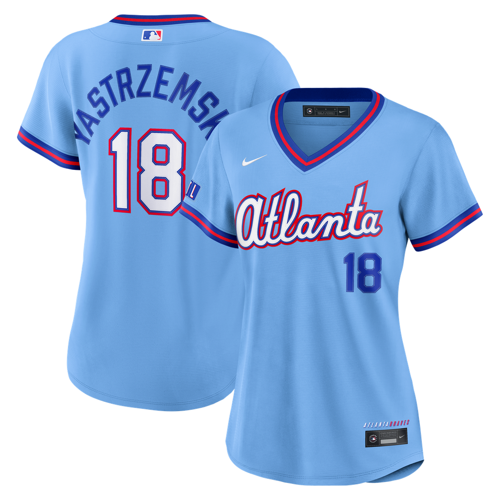 Atlanta Braves Mike Yastrzemski Nike Women's 2026 City Connect Stadium Jersey - Powder Blue