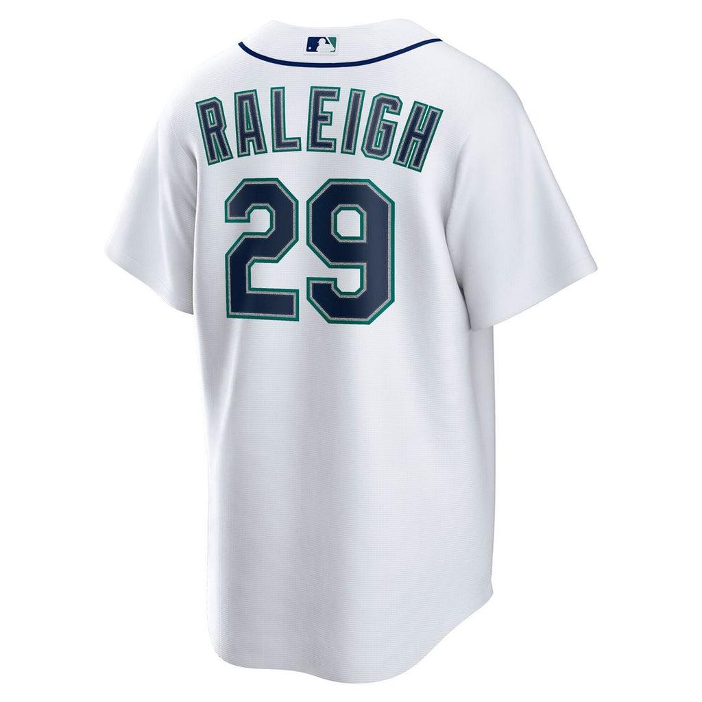 Seattle Mariners Cal Raleigh Nike Home Replica Player Jersey - White