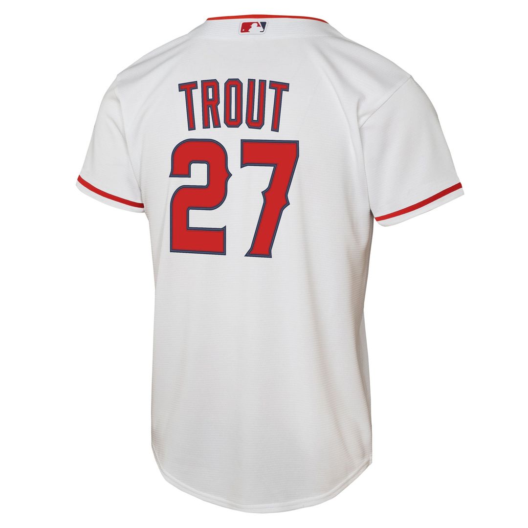 Los Angeles Angels Mike Trout Nike Youth Home Replica Player Jersey - White