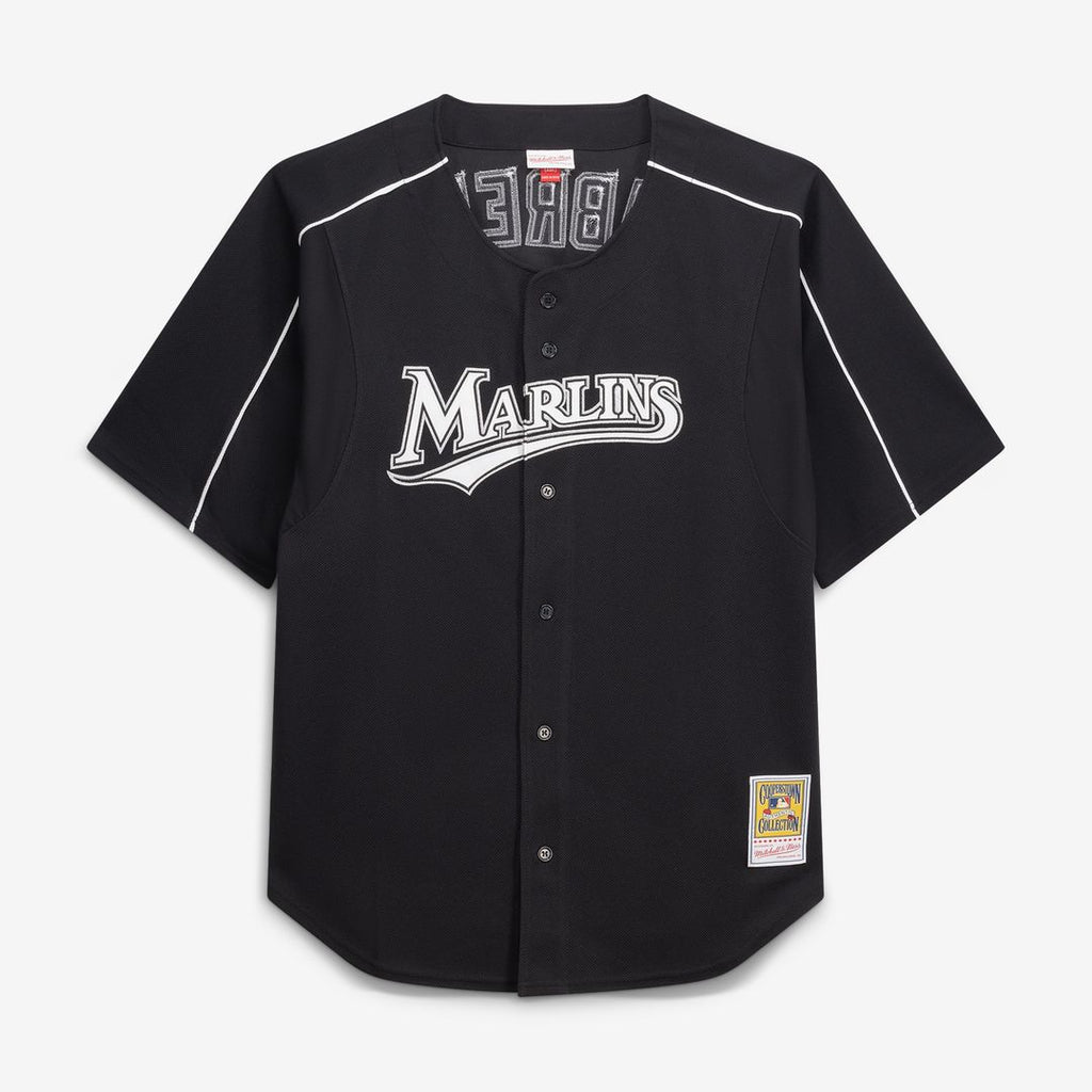 Miami Marlins Miguel Cabrera Mitchell & Ness Big & Tall Cooperstown Mesh Batting Practice Jersey - Black