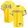 Boston Red Sox David Ortiz Nike Retired Player City Connect Replica Jersey - Gold