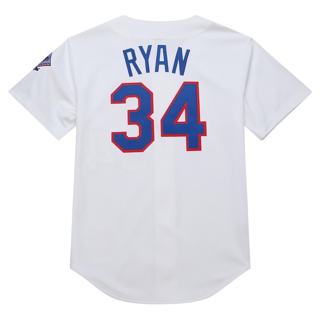 Texas Rangers Nolan Ryan Mitchell & Ness 1993 Cooperstown Authentic Jersey - White
