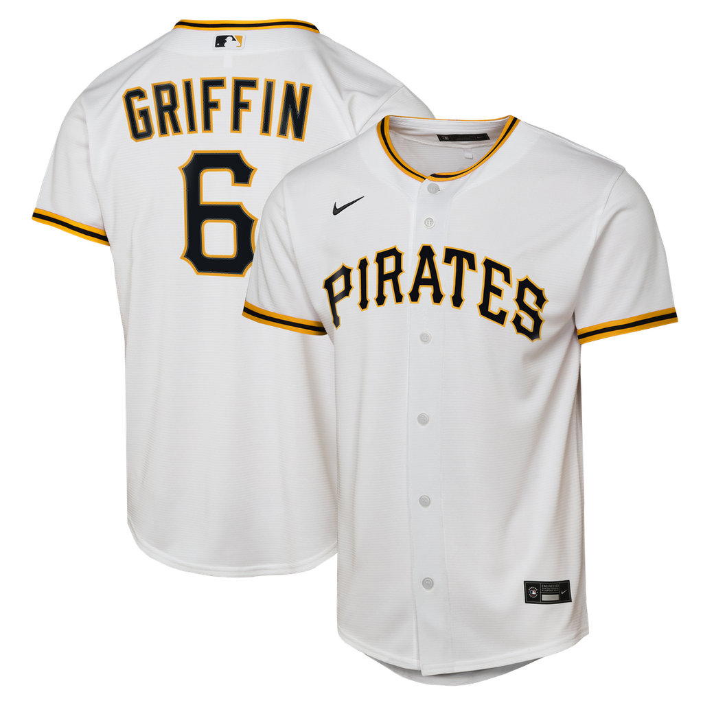 Pittsburgh Pirates Konnor Griffin Nike Youth Home Replica Jersey - White
