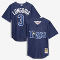 Tampa Bay Rays Evan Longoria Mitchell & Ness Authentic Batting Practice Jersey - Navy
