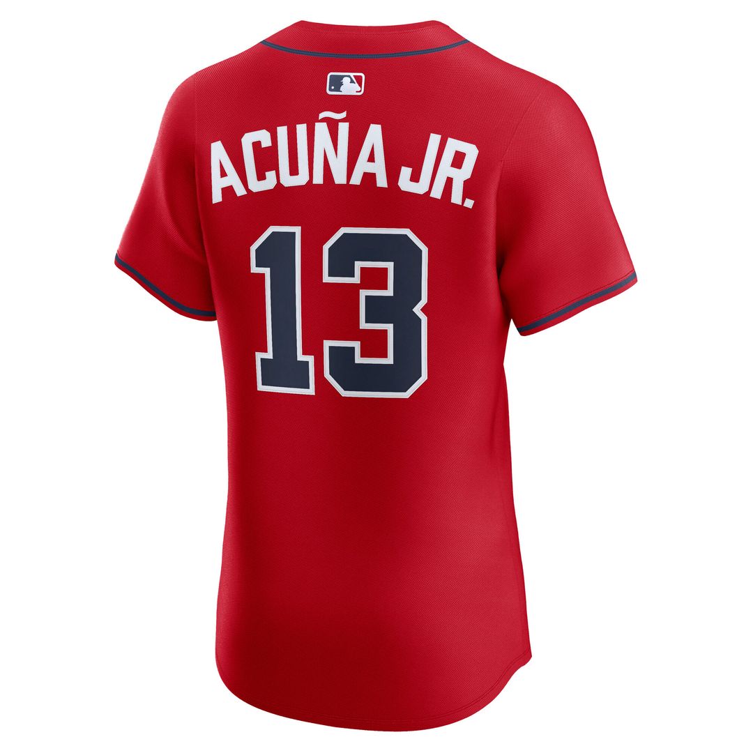 Atlanta Braves Ronald Acuña Jr. Nike Home Elite Player Jersey - White