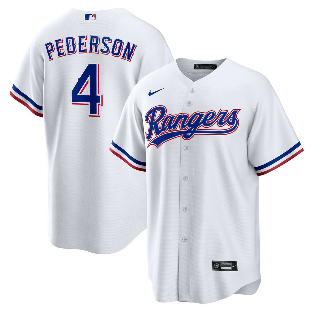 Texas Rangers Joc Pederson Nike Youth Home Replica Jersey - White