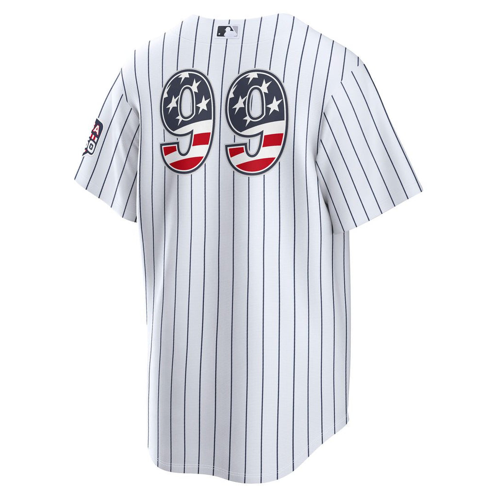 New York Yankees Aaron Judge Nike USA 250 Fourth of July Home Stadium Jersey - White