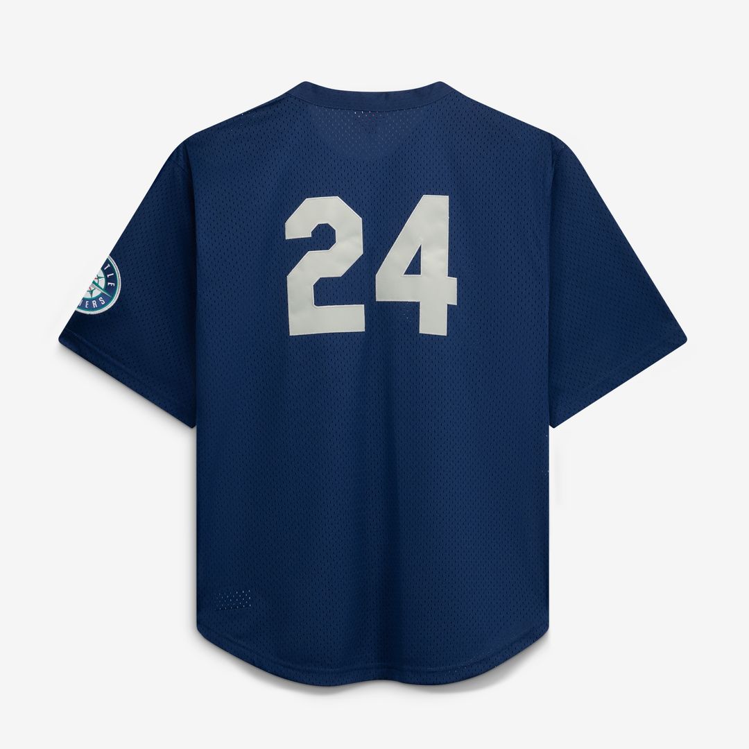 Seattle Mariners Ken Griffey Jr. Mitchell & Ness Big & Tall Cooperstown Mesh Batting Practice Jersey - Royal