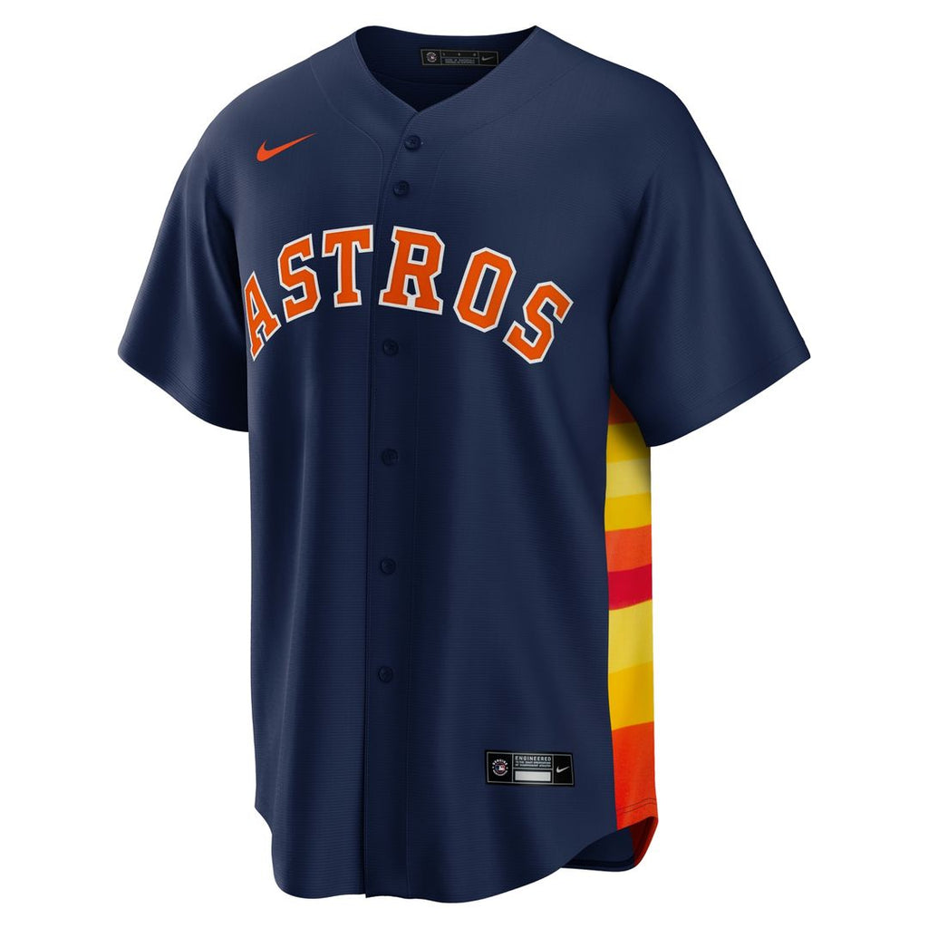 Houston Astros Jose Altuve Nike Alternate 2 Replica Jersey - Navy