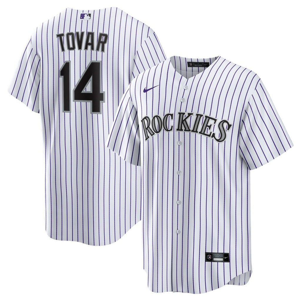 Colorado Rockies Ezequiel Tovar Nike Home Replica Jersey - White