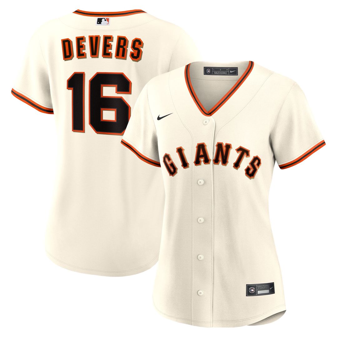 San Francisco Giants Rafael Devers Nike Women's Home Replica Jersey - White