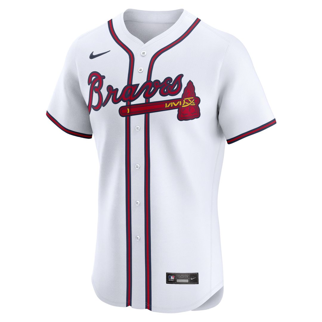 Atlanta Braves Ronald Acuña Jr. Nike Home Elite Jersey - White