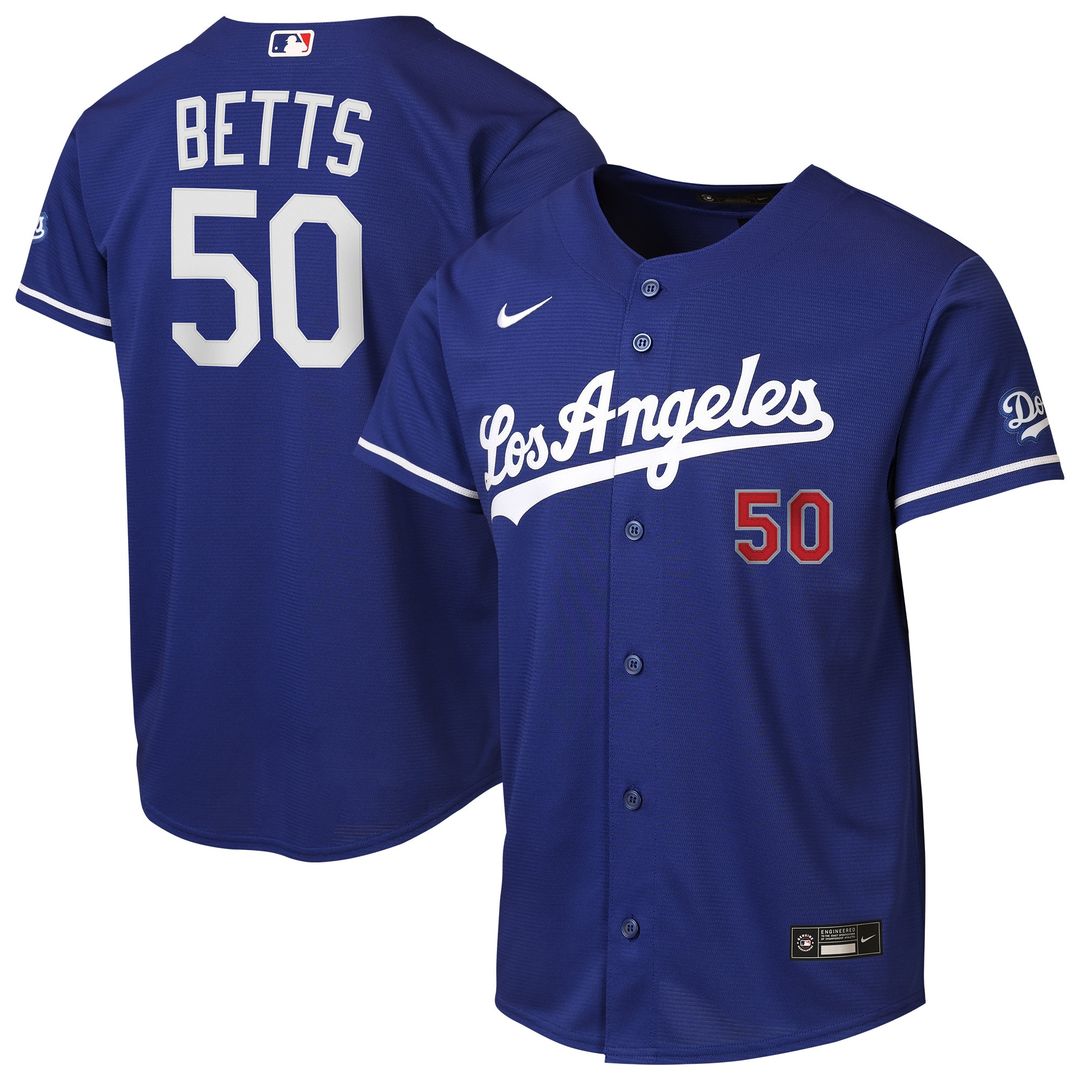 Los Angeles Dodgers Mookie Betts Nike Youth Home Stadium Jersey - White