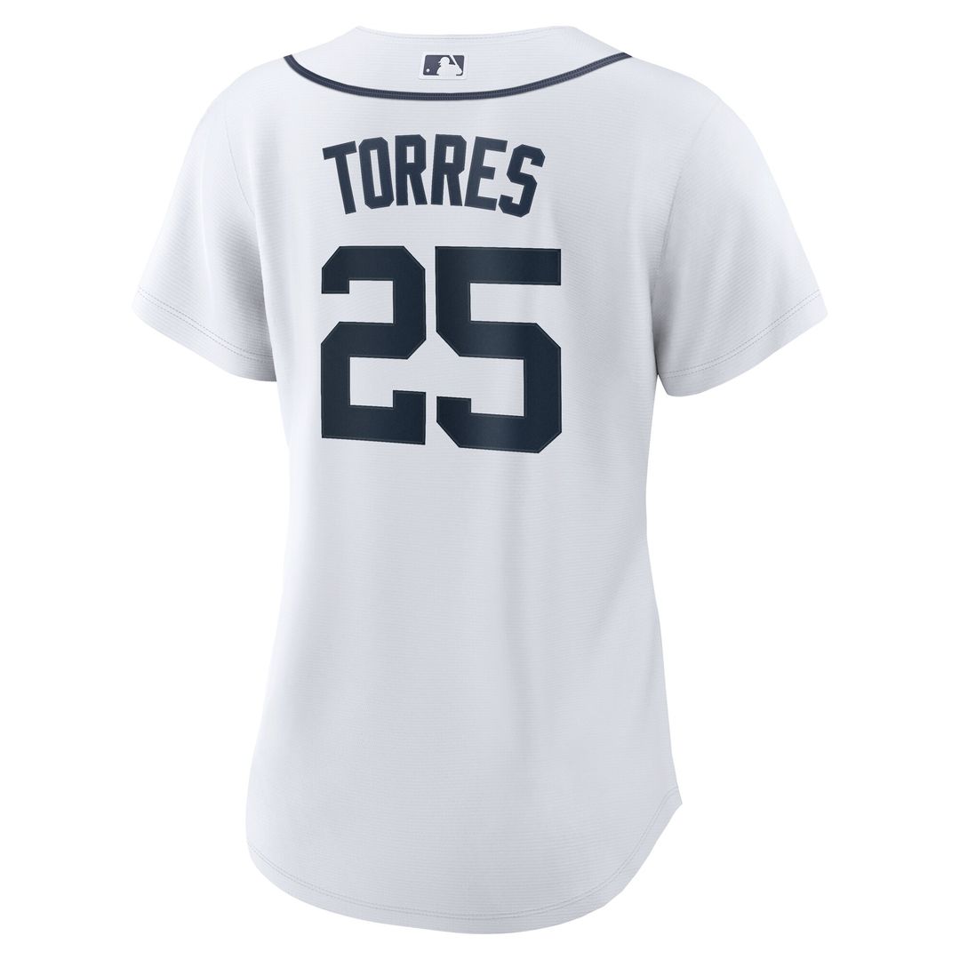 Detroit Tigers Gleyber Torres Nike Women's Home Replica Jersey - White