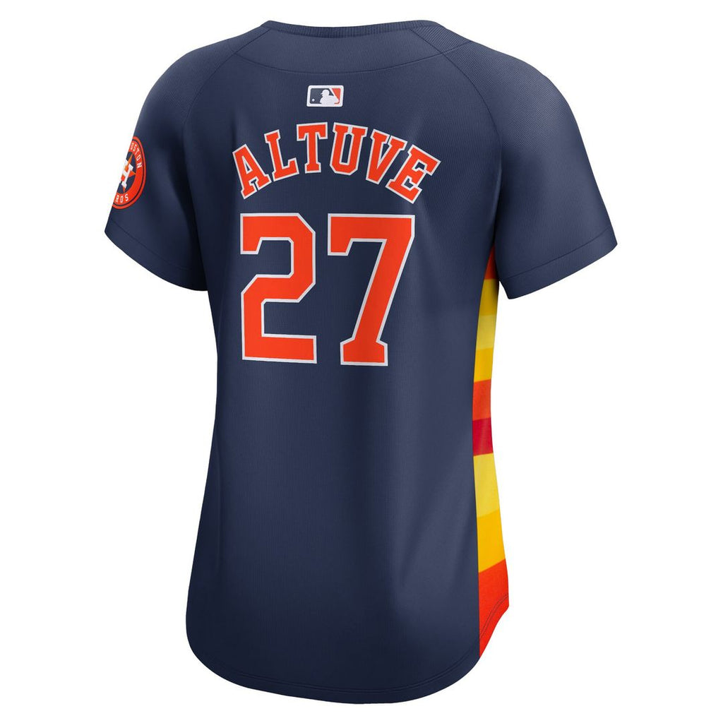 Houston Astros Jose Altuve Nike Women's Alternate Limited Player Jersey – Navy