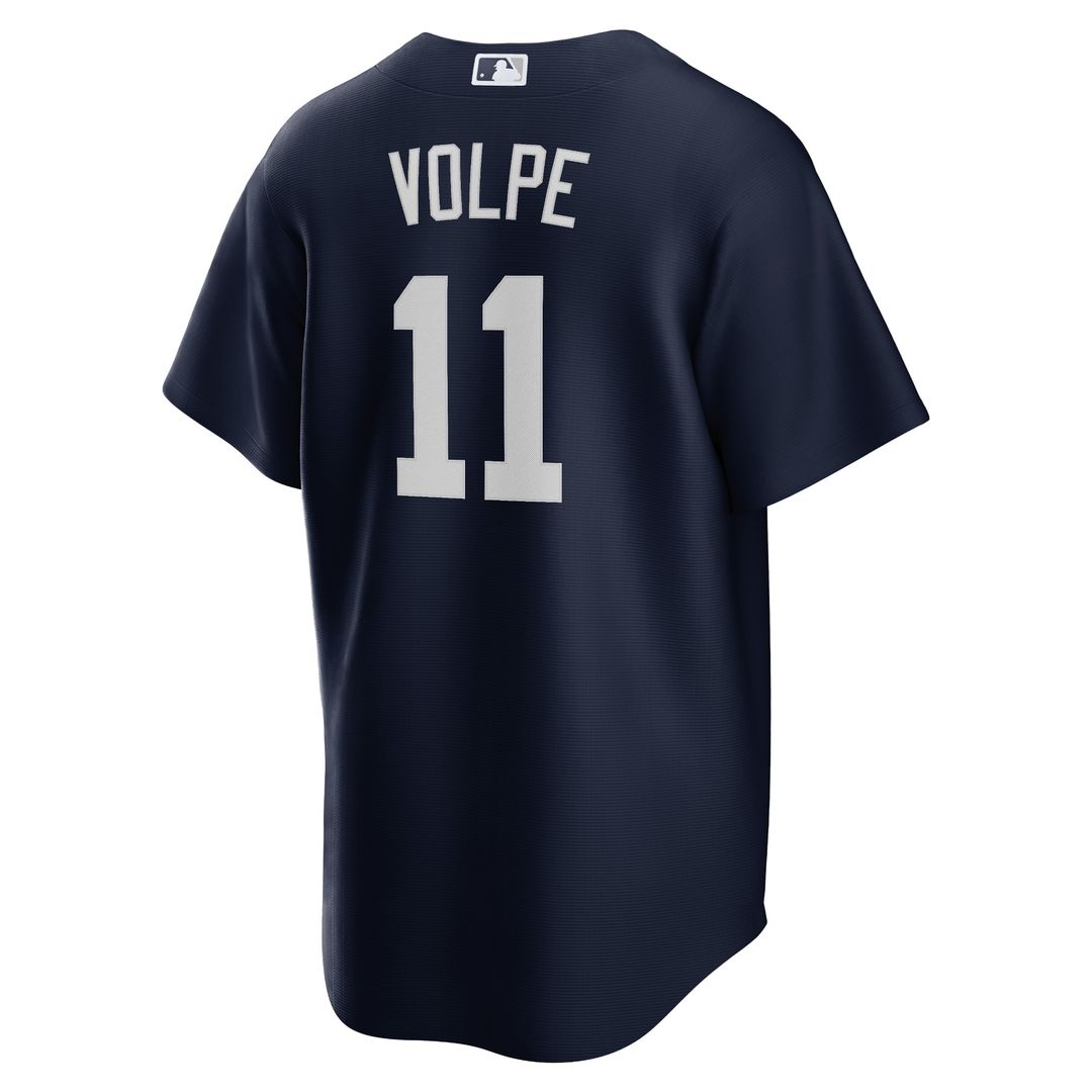 New York Yankees Anthony Volpe Nike Big & Tall Alternate Replica Player Jersey - Navy