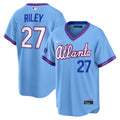 Atlanta Braves Austin Riley Nike 2026 City Connect Stadium Jersey - Powder Blue