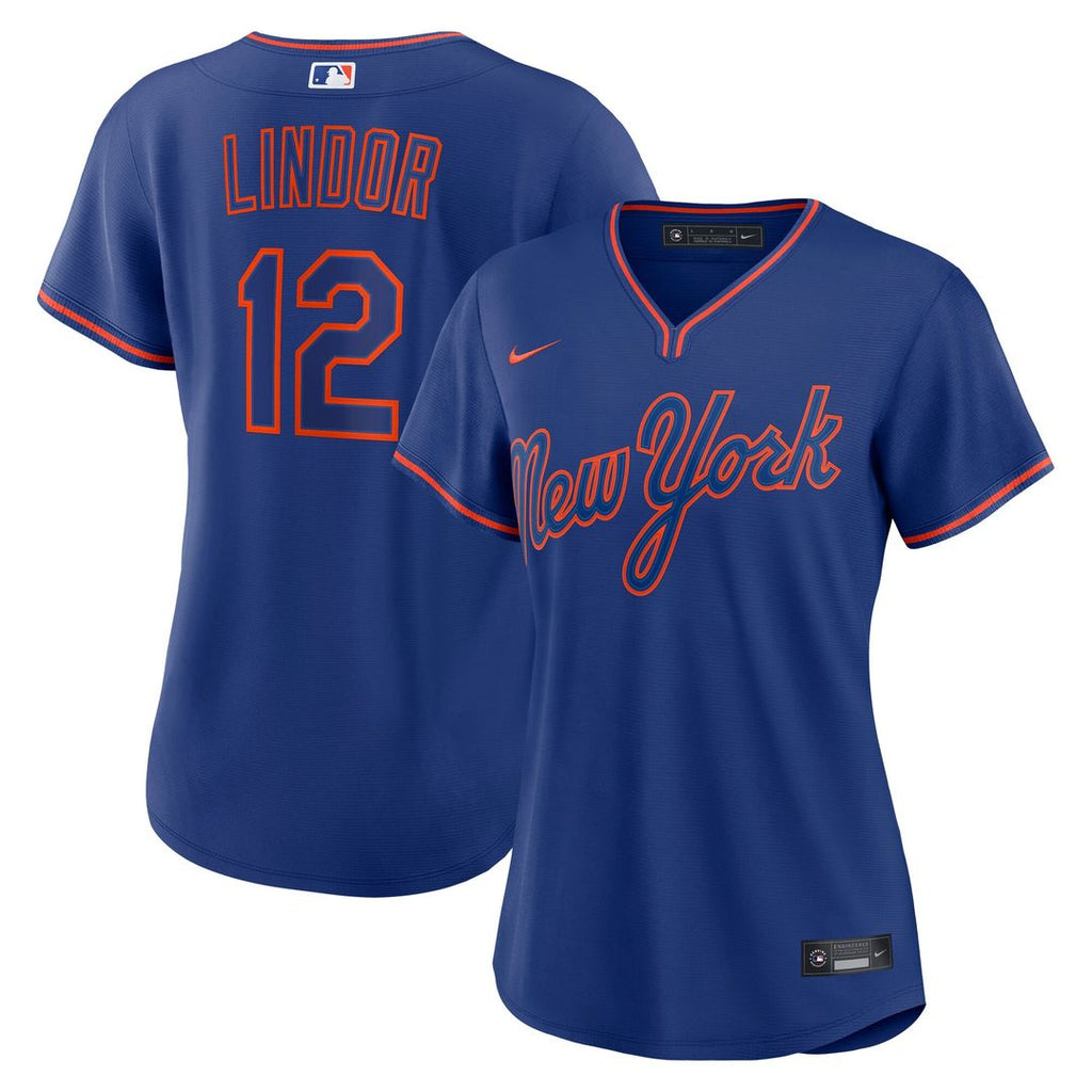 New York Mets Francisco Lindor Nike Women's Alternate Replica Jersey - Royal