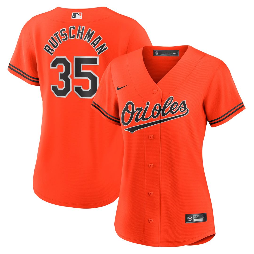Baltimore Orioles Adley Rutschman Nike Women's Alternate Replica Player Jersey - Orange