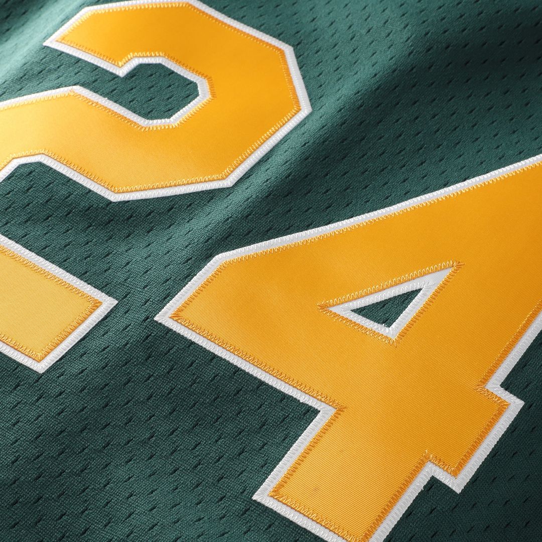 Athletics Rickey Henderson Mitchell & Ness Authentic Batting Practice Jersey - Green