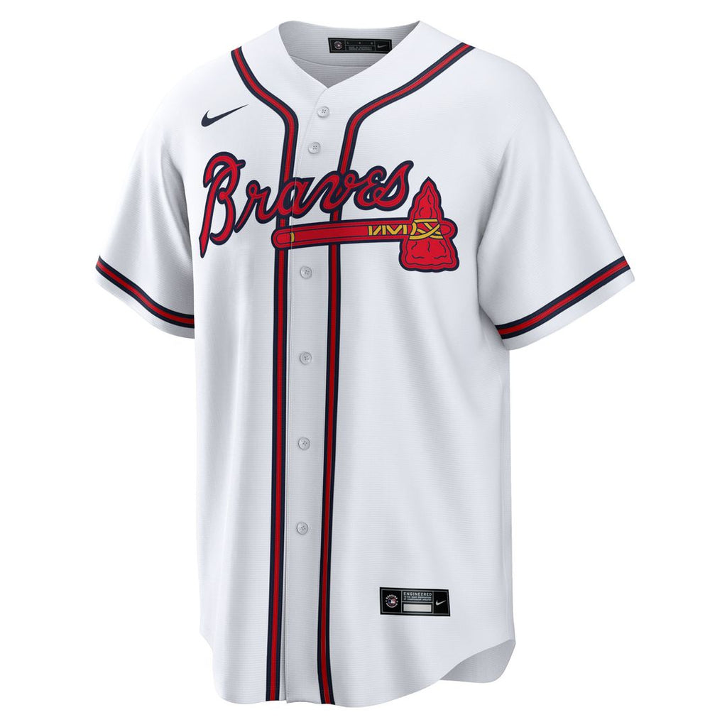 Atlanta Braves Spencer Strider Nike Replica Player Jersey - White