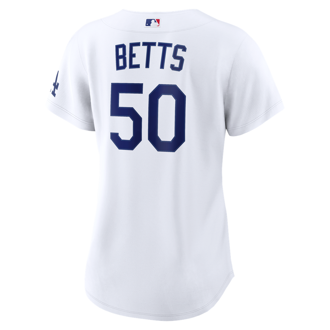 Los Angeles Dodgers Mookie Betts Nike Women's Home Stadium Jersey - White