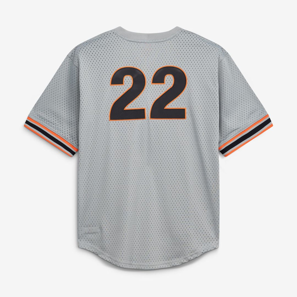 San Francisco Giants Will Clark Mitchell & Ness Authentic Batting Practice Jersey - Gray
