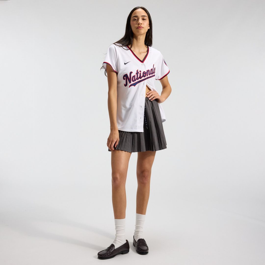 Washington Nationals CJ Abrams Nike Women's Home Replica Player Jersey - White