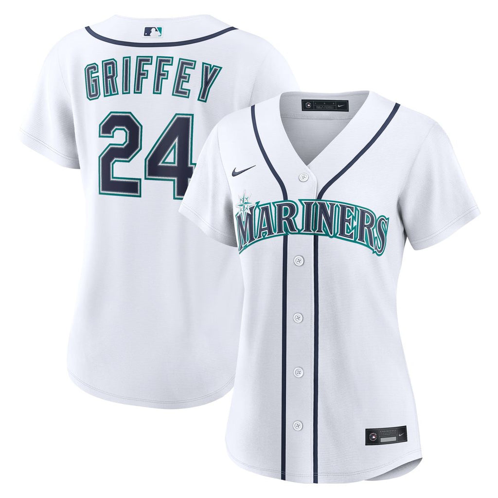 Seattle Mariners Ken Griffey Jr. Nike Women's Home Replica Jersey - White