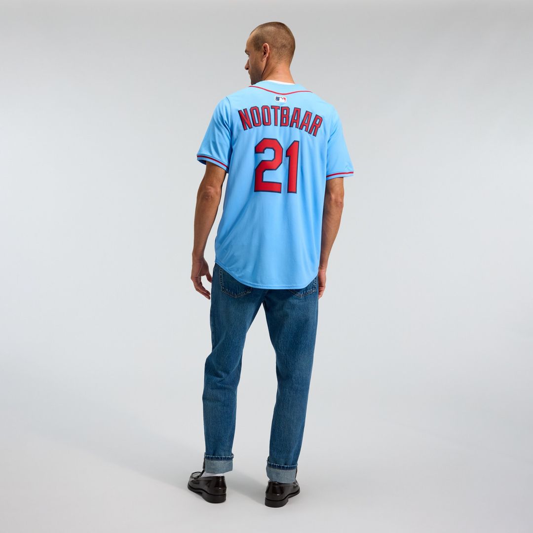 St. Louis Cardinals Lars Nootbaar Nike Alternate Limited Jersey - Light Blue