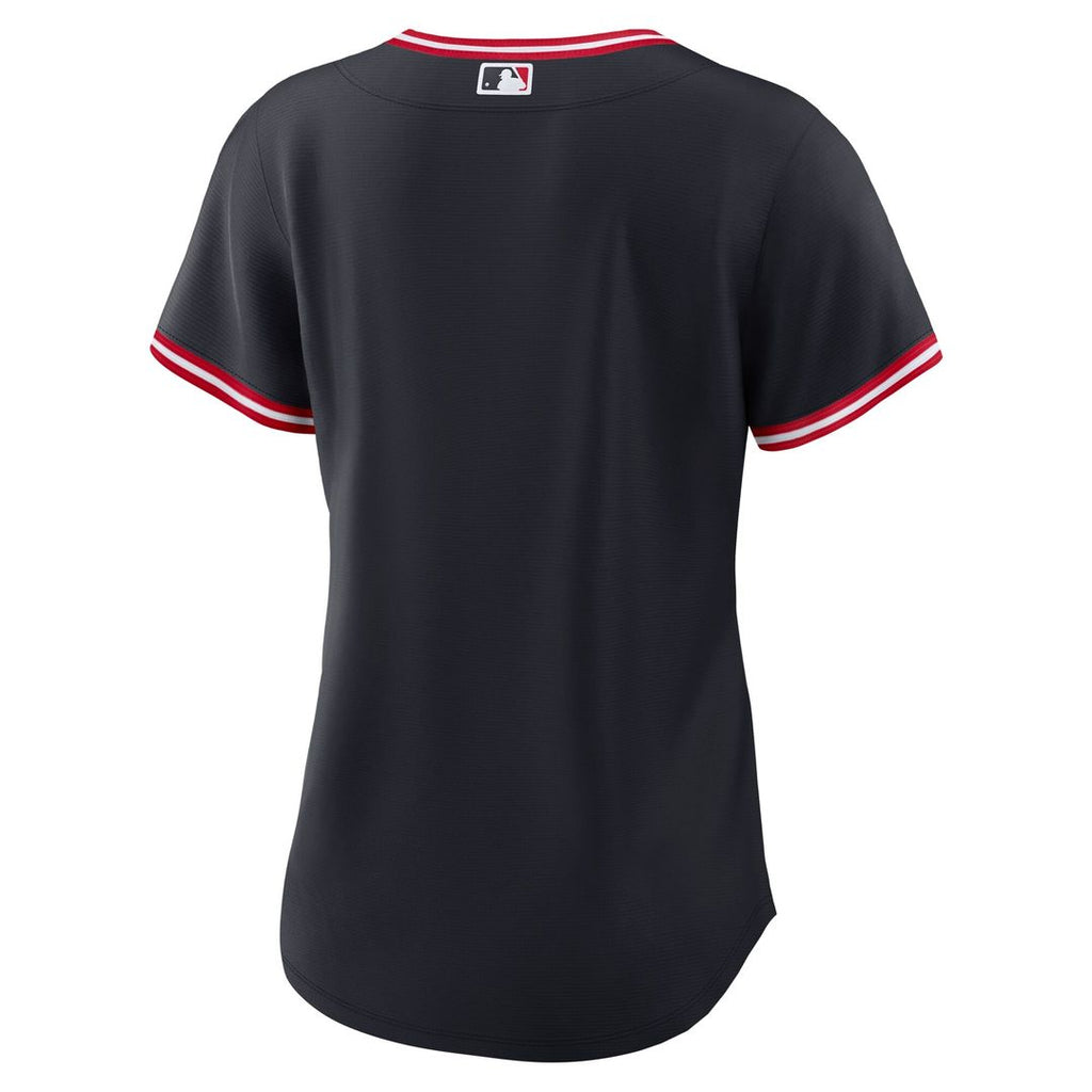 Cleveland Guardians Nike Women's Alternate Replica Jersey - Navy