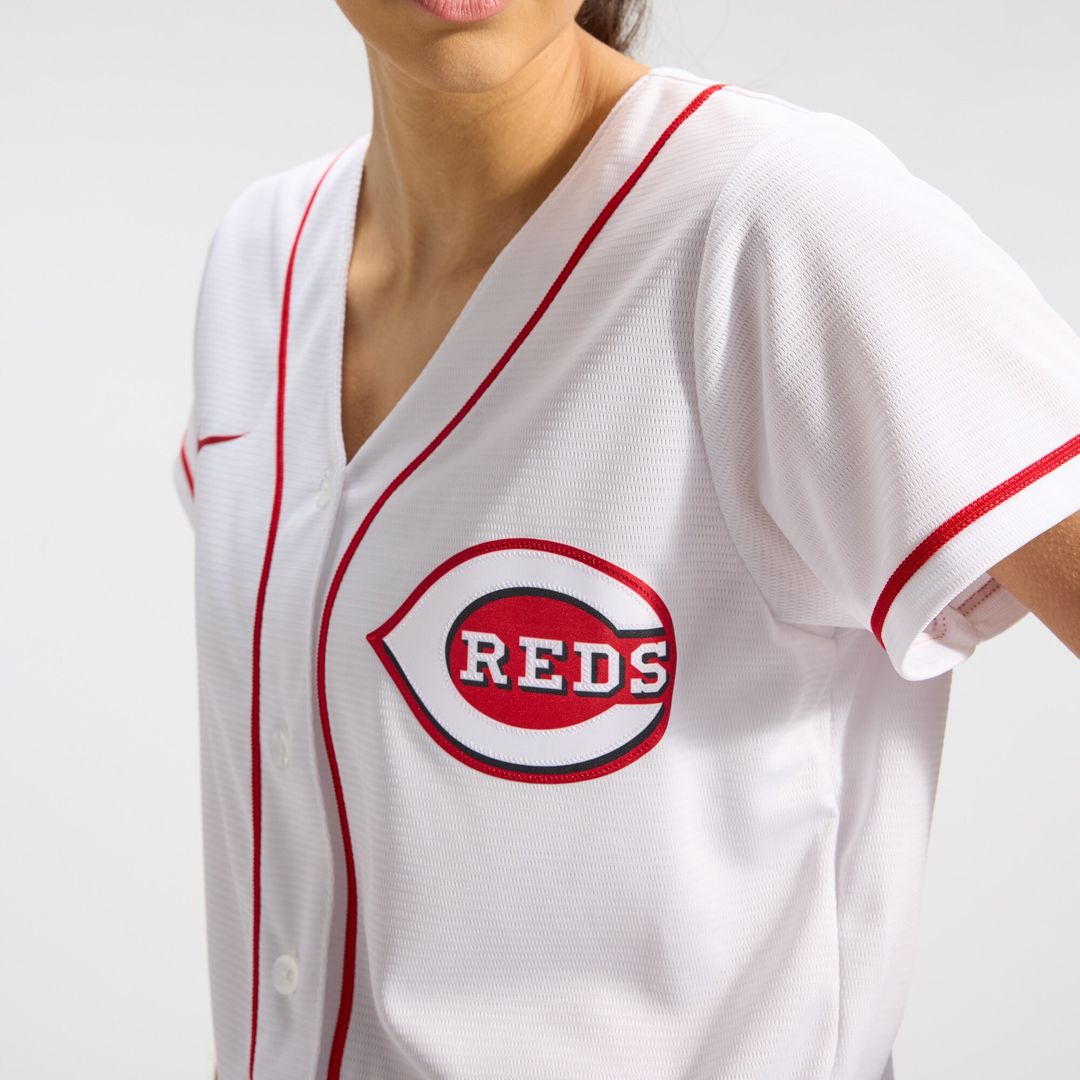 Cincinnati Reds Elly De La Cruz Nike Women's Home Replica Jersey - White