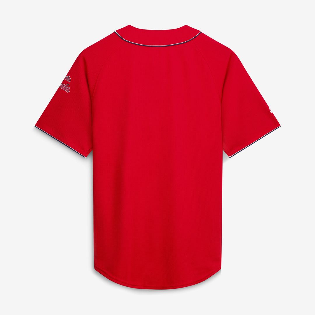 St. Louis Cardinals Stitches Team Color Full - Button Fashion Jersey - Red