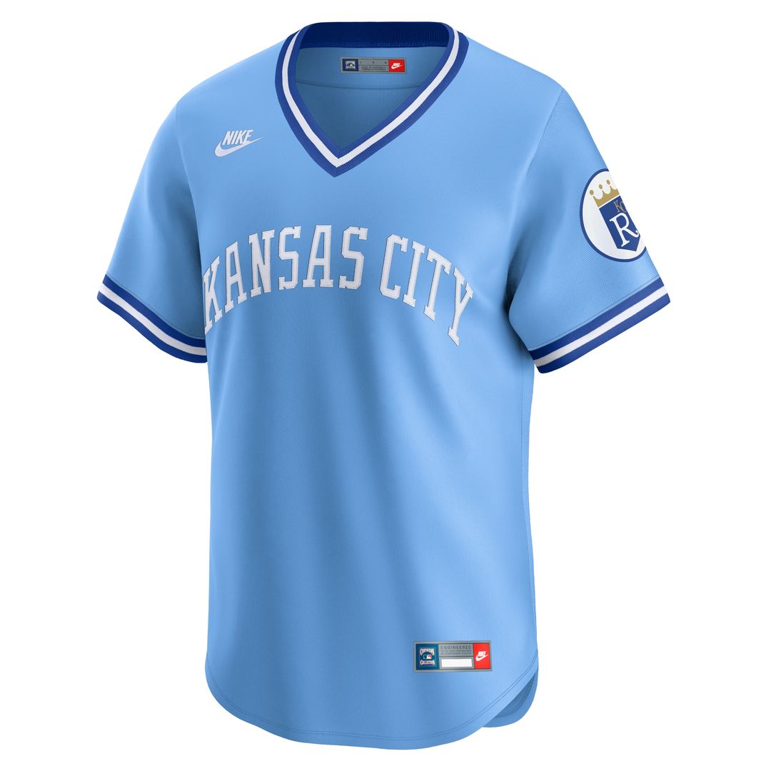 Kansas City Royals Nike Cooperstown Limited Jersey - Light Blue