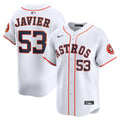 Houston Astros Cristian Javier Nike Home Limited Player Jersey - White
