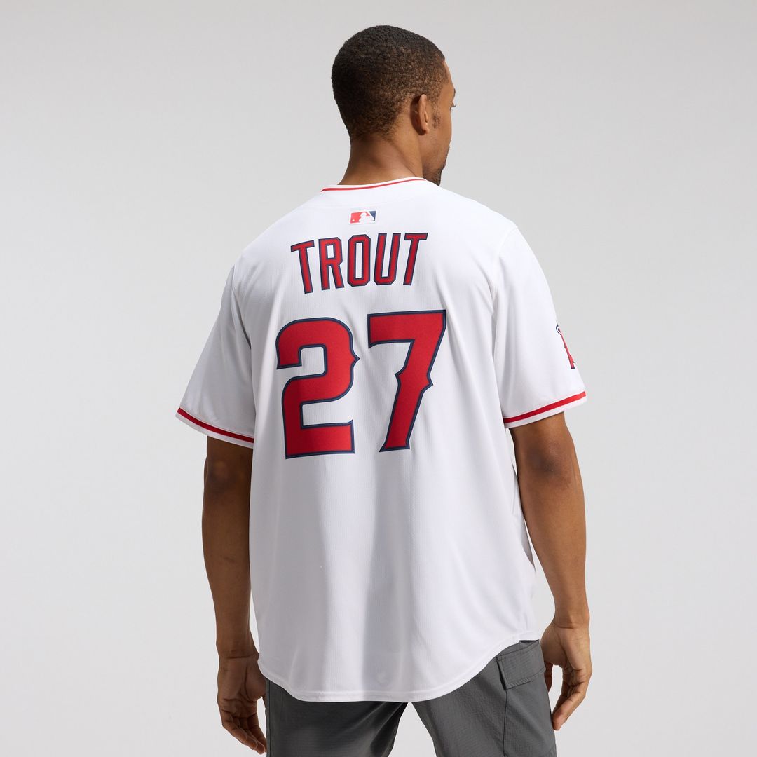 Los Angeles Angels Mike Trout Nike Home Limited Player Jersey - White