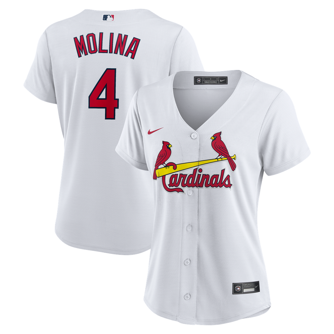 St. Louis Cardinals Yadier Molina Nike Women's Home Replica Jersey - White