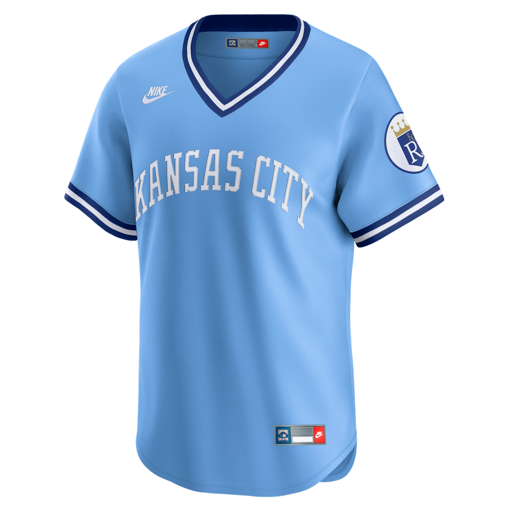 Kansas City Royals Bo Jackson Nike Throwback Cooperstown Limited Jersey - Light Blue