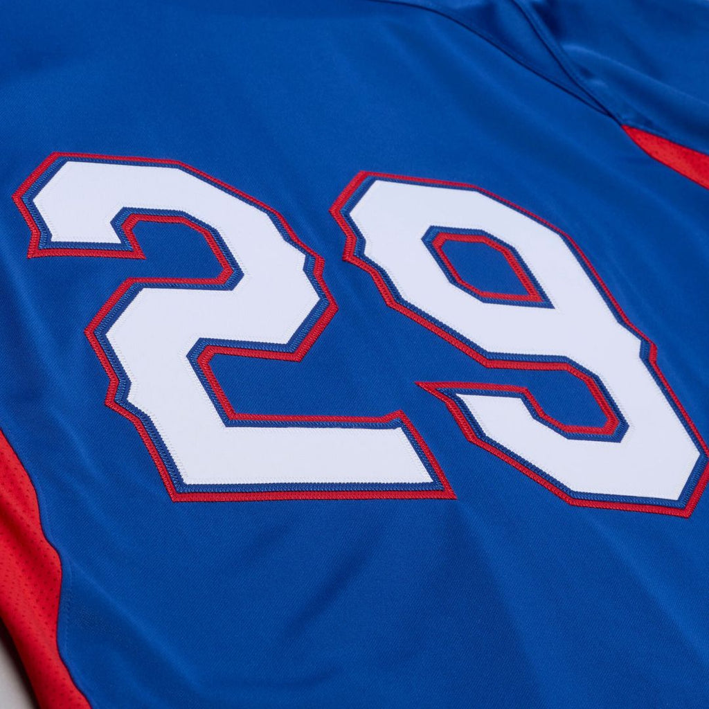Texas Rangers Adrian Beltre Mitchell & Ness Cooperstown Mesh Batting Practice Button - Up Jersey - Royal